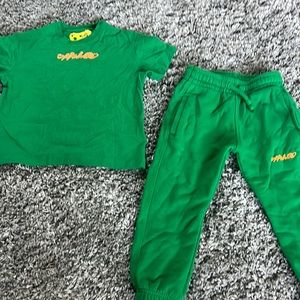 Off-white boys 2 piece